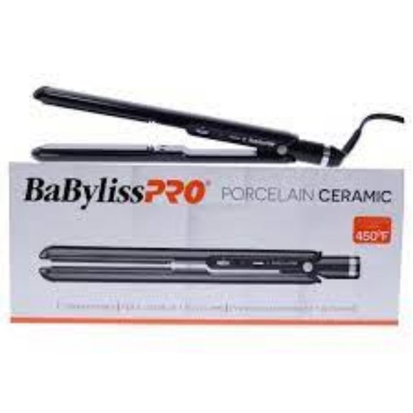 NEW BABYLISSPRO PORCELAIN CERAMIC 1" HAIR STRAIGHTENER - Picture 1 of 8